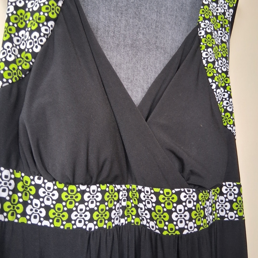 SUMMER SALE Black Floral Women's Maxi Dress